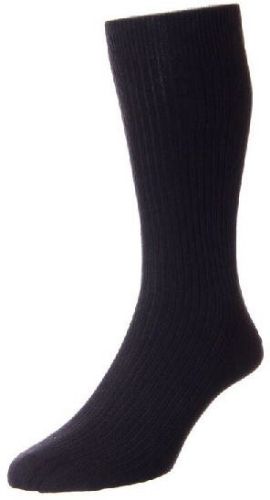 HJ Socks HJ114 Black Size 6-11